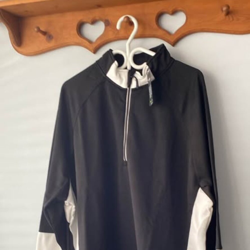 Men’s Xtreme 3XL Golfer’s Black and White Pullover, New with tags